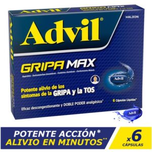 Advil Gripa Max 6 Cápsulas Gripa y Tos