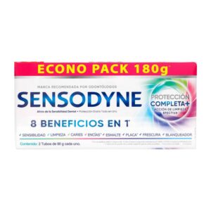 Crema Dental Sensodyne Protección Completa Tabletas 180 g