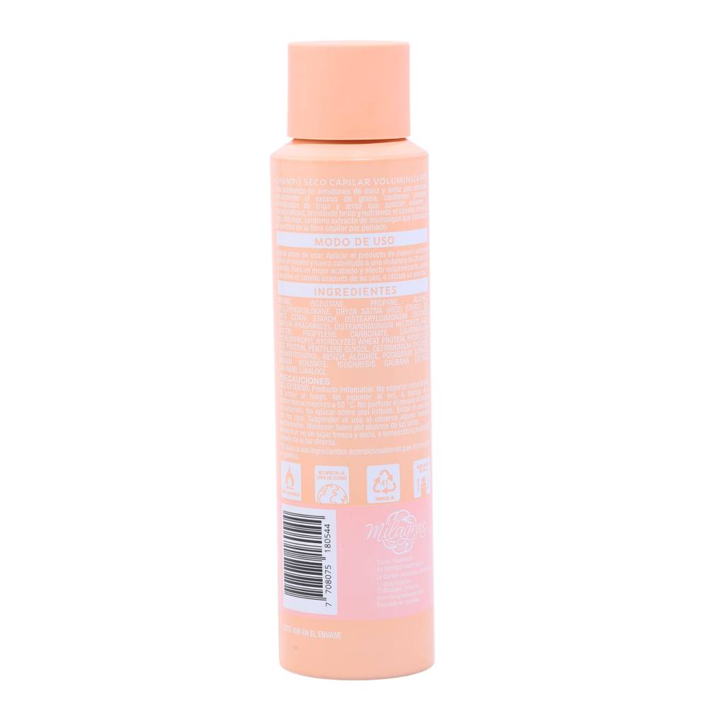 Shampoo En Seco Voluminizador Milagros 175 ml - Imagen 3