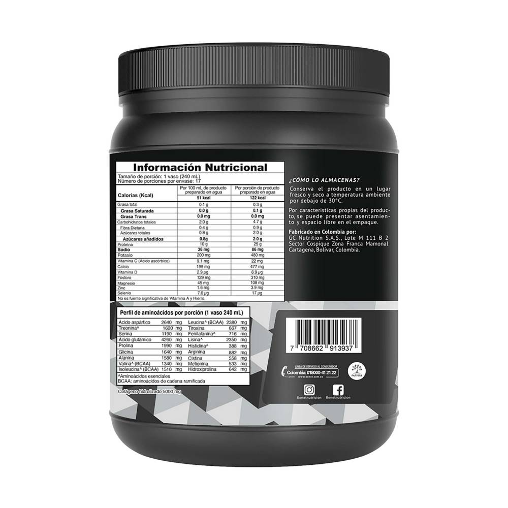 Proteina Whey Benet Sabor Vainilla 595 g - Imagen 2