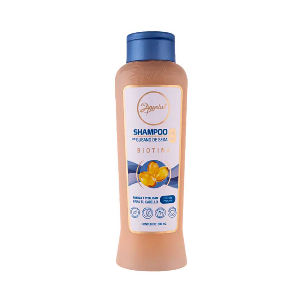 Shampoo Anyeluz Con Gusano de Seda 500 ml