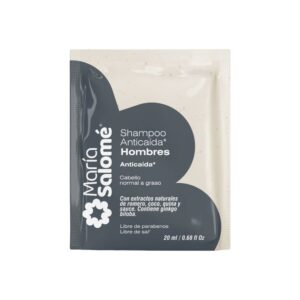 Shampoo Maria Salomé Anticaida Hombres 20 Ml 20 Sobres