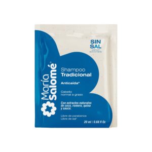 Shampoo Maria Salomé Tradicional Anticaida 20 Ml 20 Sobres