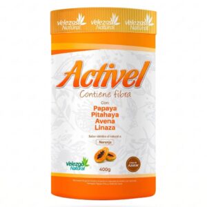 Activel Fibra Papaya Pitahaya Avena Linaza Velezgo 400g