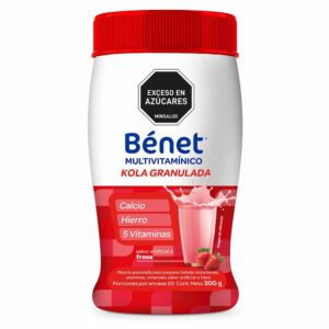 Kola Granulada Benet Fresa 300 Gr Multivitaminico
