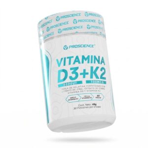 Vitamina D3 + K2 Zinc Proscience 60 Perlas