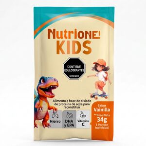 Nutrione Kids 20 Sobres - Proteina Soya DHA EPA Y Hierro