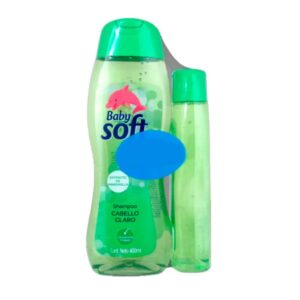 Shampoo Baby Soft Cabello Claro 400 ml + Shampoo 200 ml
