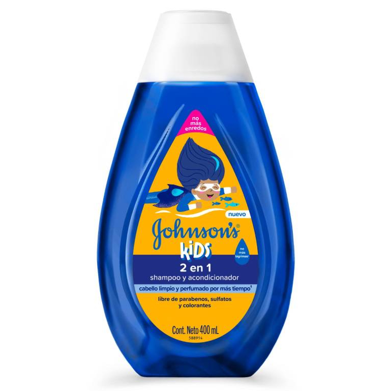 Shampoo Y Acondicionador Johnsons - 2 en 1 400 ml
