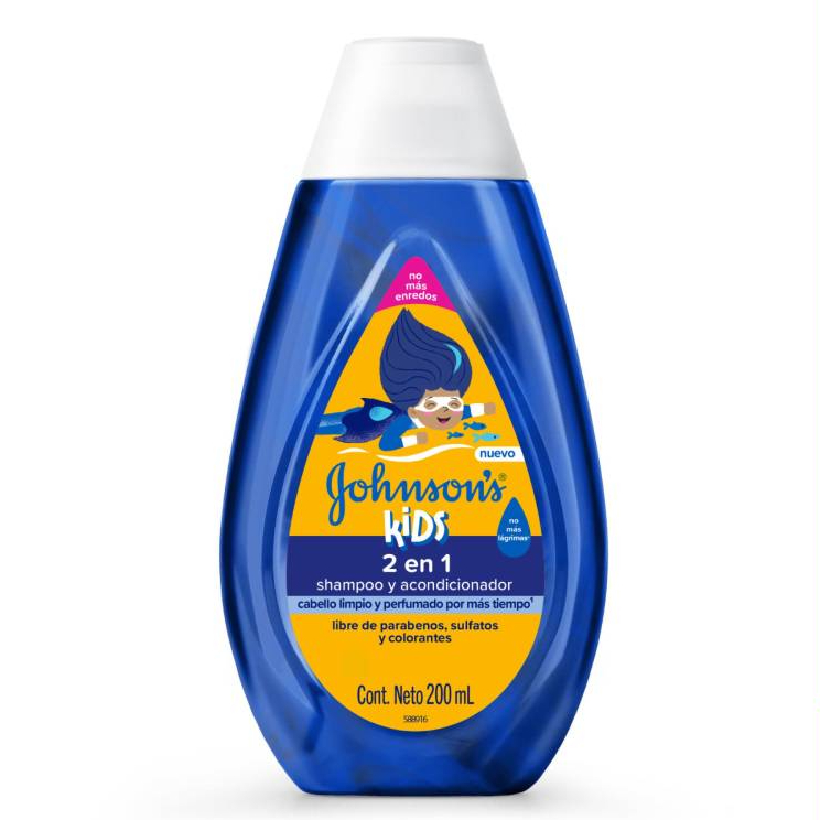 Shampoo Y Acondicionador Johnsons - 2 en 1 200 ml