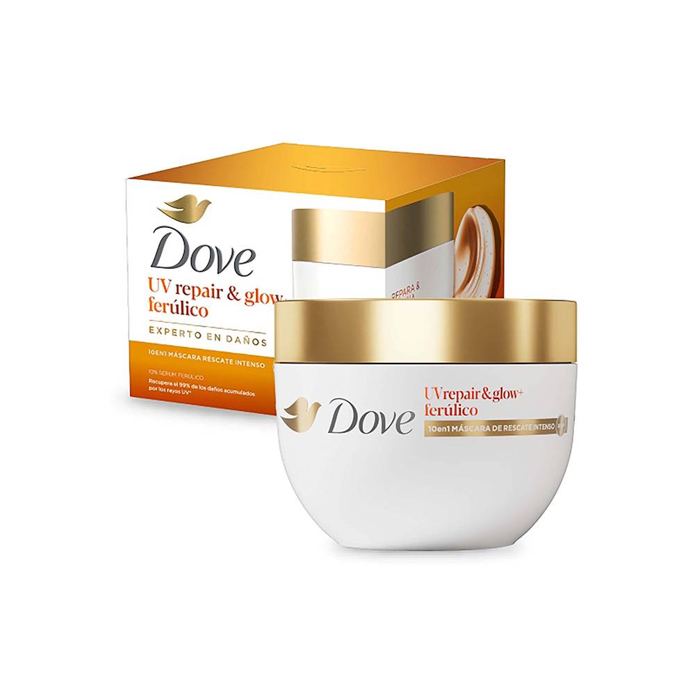 Mascarilla Dove Uv Repair And Glow + Ferulico 250 g