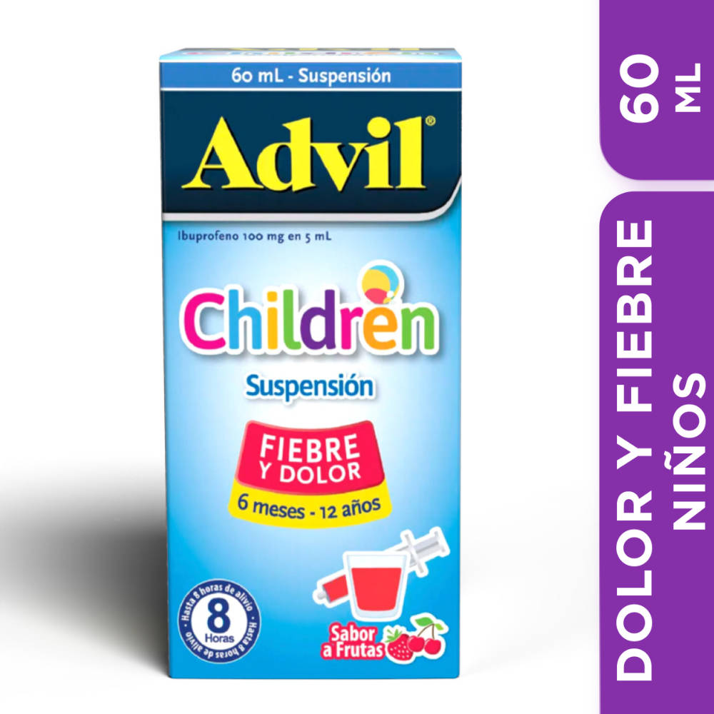 Advil Children 60ml Suspensión Para Fiebre Y Dolor