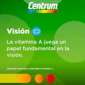 Centrum Advance 100 Tabletas - Energía, Defensas, Piel y Visión