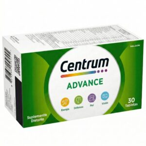 Centrum Advance 30 Tabletas - Energía, Defensas, Piel y Visión