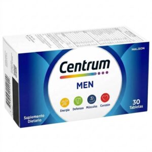 Centrum Men 30 Tabletas - Energía, Defensas y Músculos