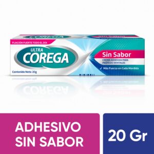 Crema Corega Sin Sabor 20 gr - Adhesivo Para Prótesis Dentales