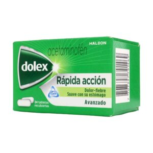 Dolex Avanzado Rápida Acción 24 Tabletas Acetaminofén 500 mg