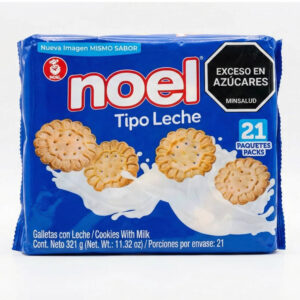 Galletas Noel Leche 21 Paquetes