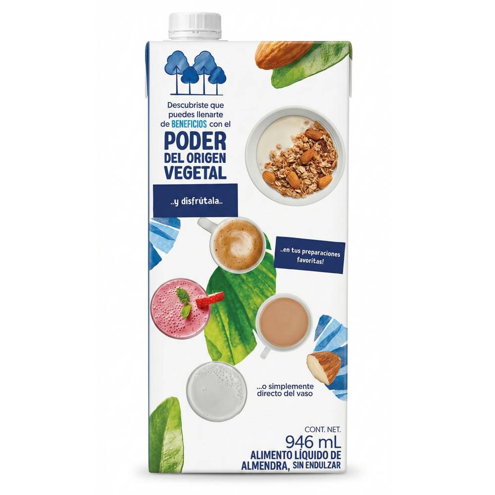 Leche De Almendra Silk Original Sin Azúcar 946 ml-1