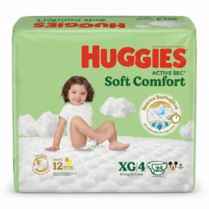 Pañales Huggies Etapa 4 Active Sec X 25 Unidades