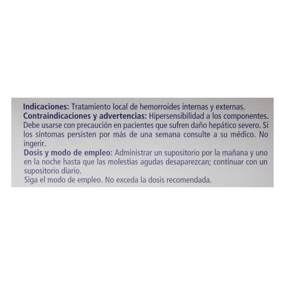 Procto Glyvenol Supositorios - Alivio de Hemorroides Internas y Externas - Imagen 3