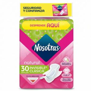 Toallas Higiénicas Nosotras Invisible Clásica 30 Unidades