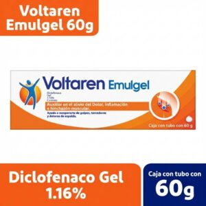 Voltaren Emulgel 60g Diclofenaco - Alivio del Dolor e Inflamación